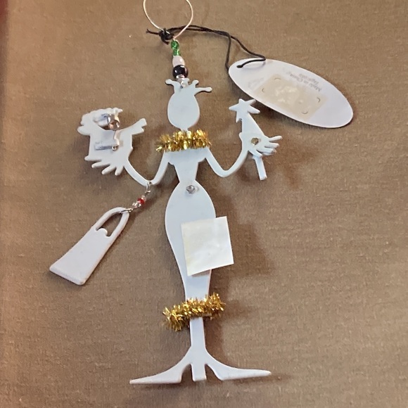 Christmas Queen 9” Metal “DIVA” Ornament #13261 NEW WITH TAGS - Picture 7 of 7